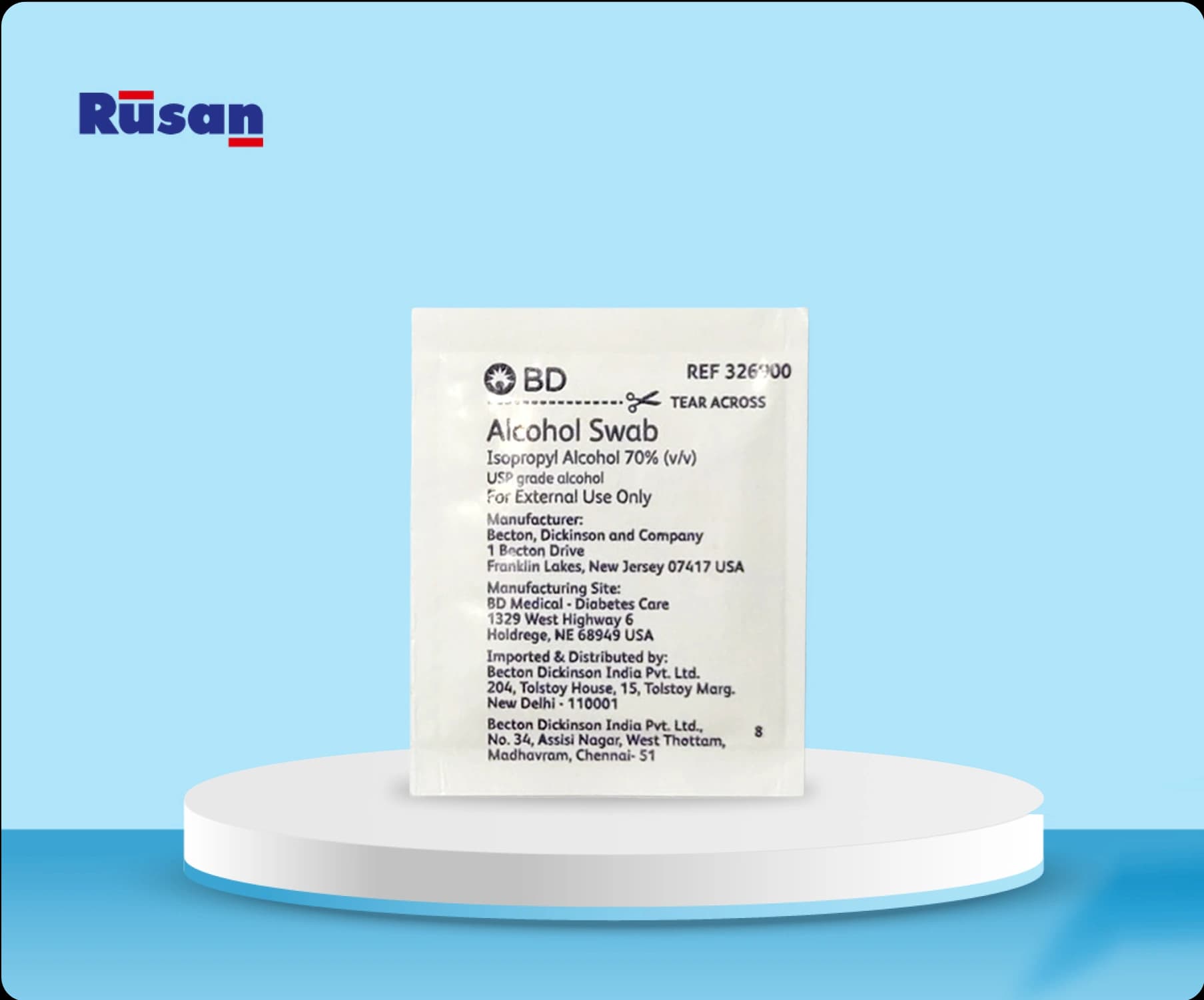 Alcohol Swabs – Antiseptic Cleaning